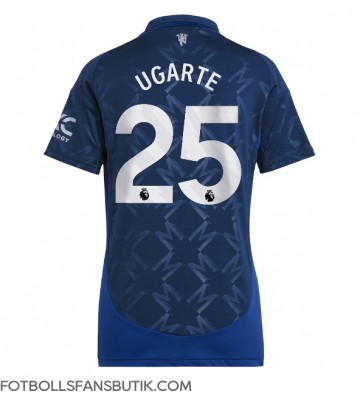 Manchester United Manuel Ugarte #25 Replika Bortatröja Damer 2024-25 Kortärmad